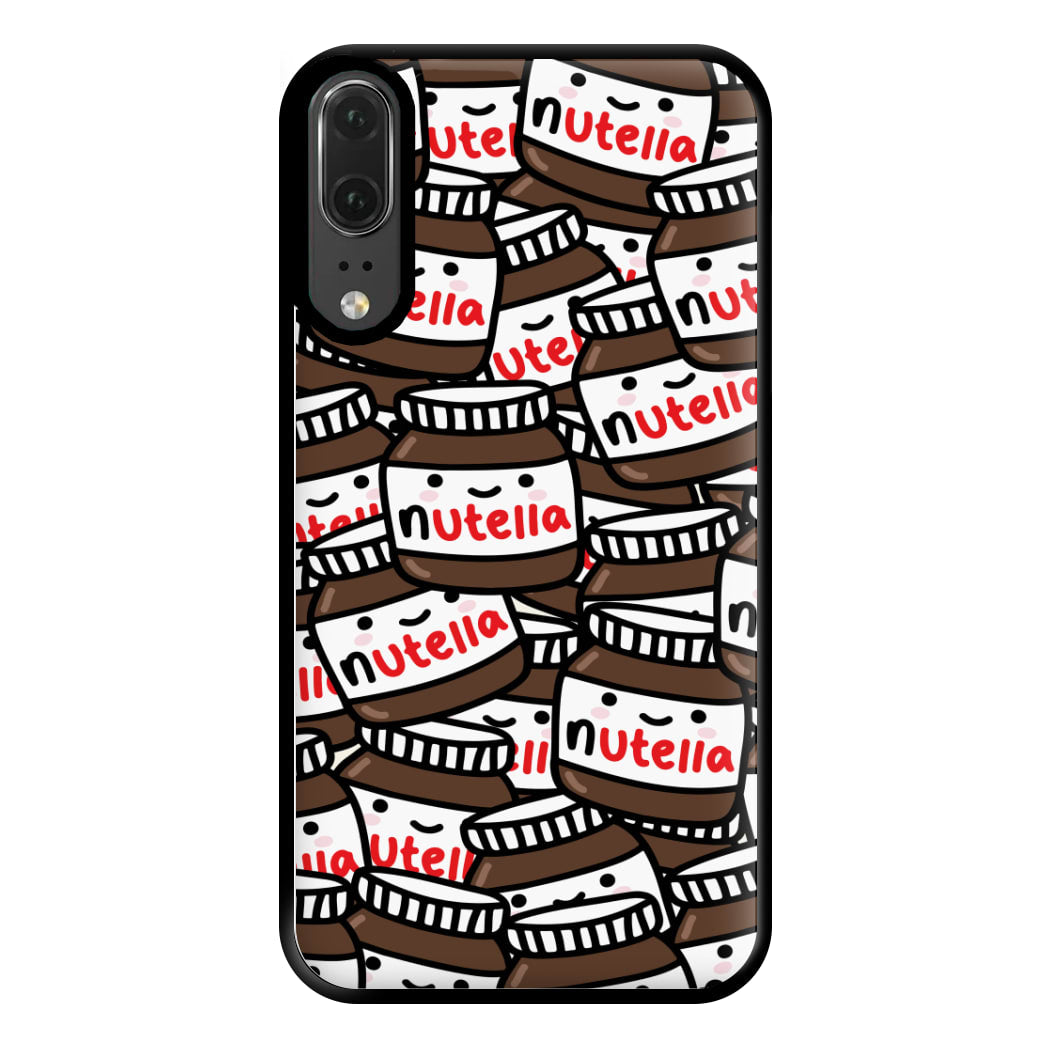 Cute Nutella Pattern Phone Case for Huawei P20