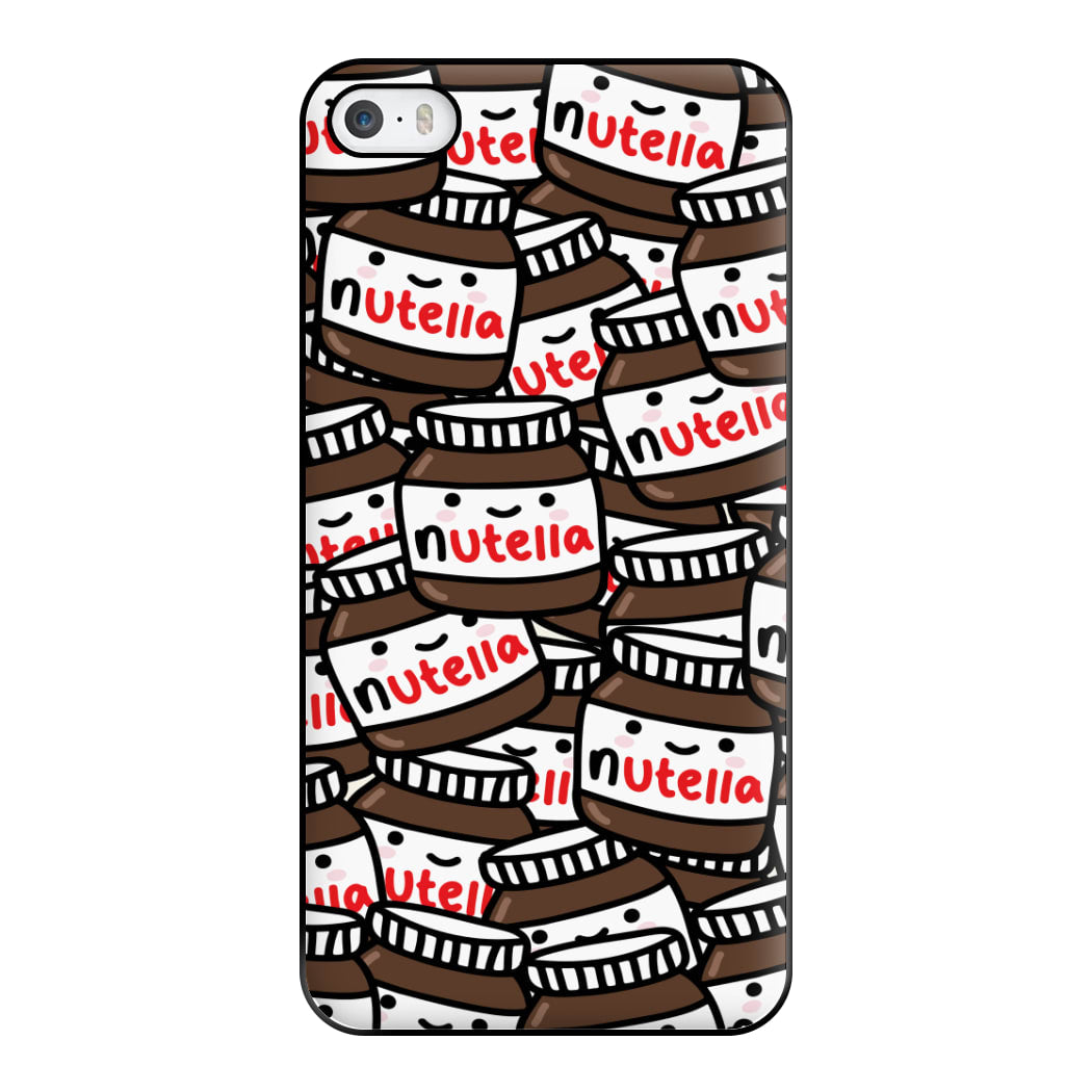 Cute Nutella Pattern Phone Case for iPhone 5 / 5s / SE 2016