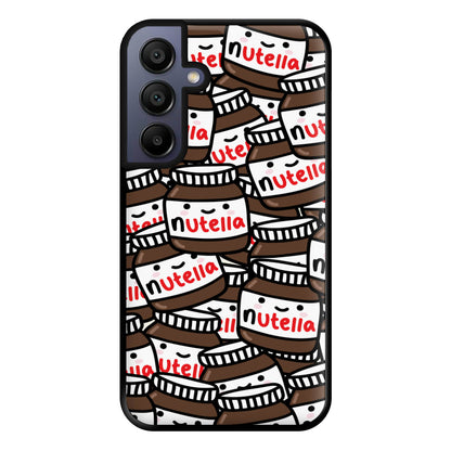 Cute Nutella Pattern Phone Case for Galaxy A15