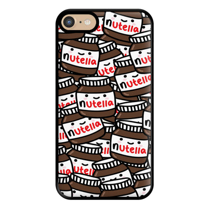 Cute Nutella Pattern Phone Case for iPhone 6 / 7 / 8 / SE