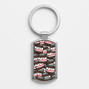Cute Nutella Pattern Luxury Keyring 1