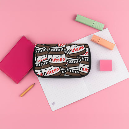Cute Nutella Pattern Pencil Case