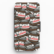 Cute Nutella Pattern Flip / Wallet Phone Case 1