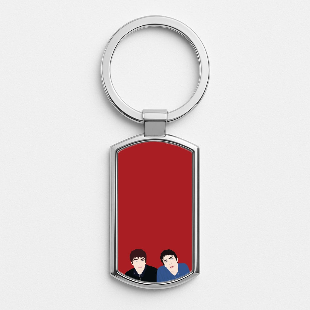 The Gallaghers Silver Keyring