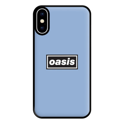 Band Name Blue Phone Case for iPhone XS Max