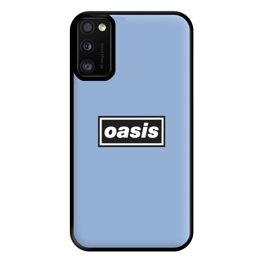 Band Name Blue Phone Case for Galaxy A41