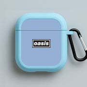Band Name Blue AirPods Case 3