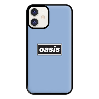 Band Name Blue Phone Case for iPhone 12 / 12 Pro