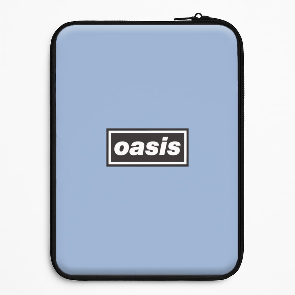 Band Name Blue Laptop Sleeve