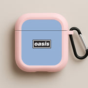 Band Name Blue AirPods Case 4