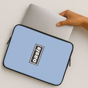Band Name Blue Laptop Sleeve 2