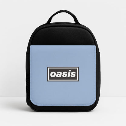 Band Name Blue Insulated Lunchbox