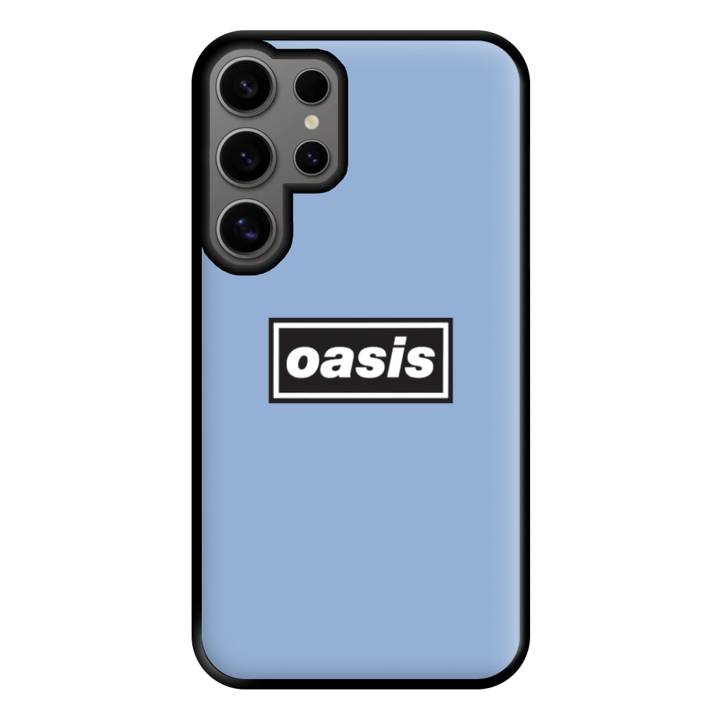 Band Name Blue Phone Case for Galaxy S24 Ultra