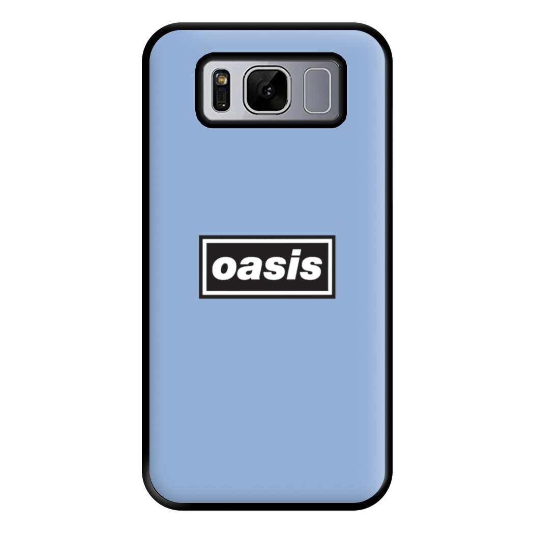 Band Name Blue Phone Case for Galaxy S8 Plus