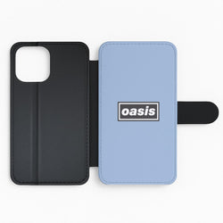 Band Name Blue Flip Phone Case