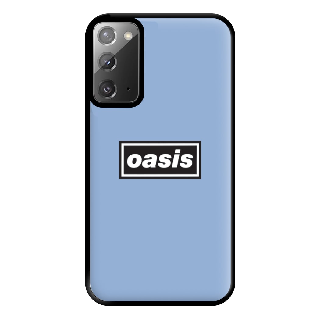 Band Name Blue Phone Case for Galaxy Note 20 Ultra