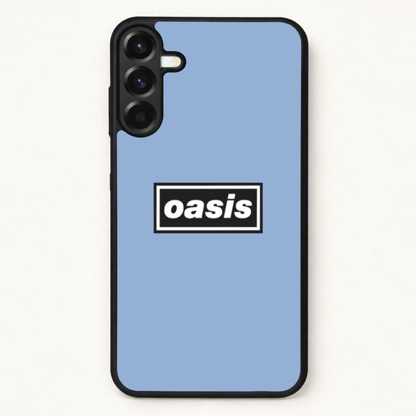 Band Name Blue Phone Case for Galaxy A57