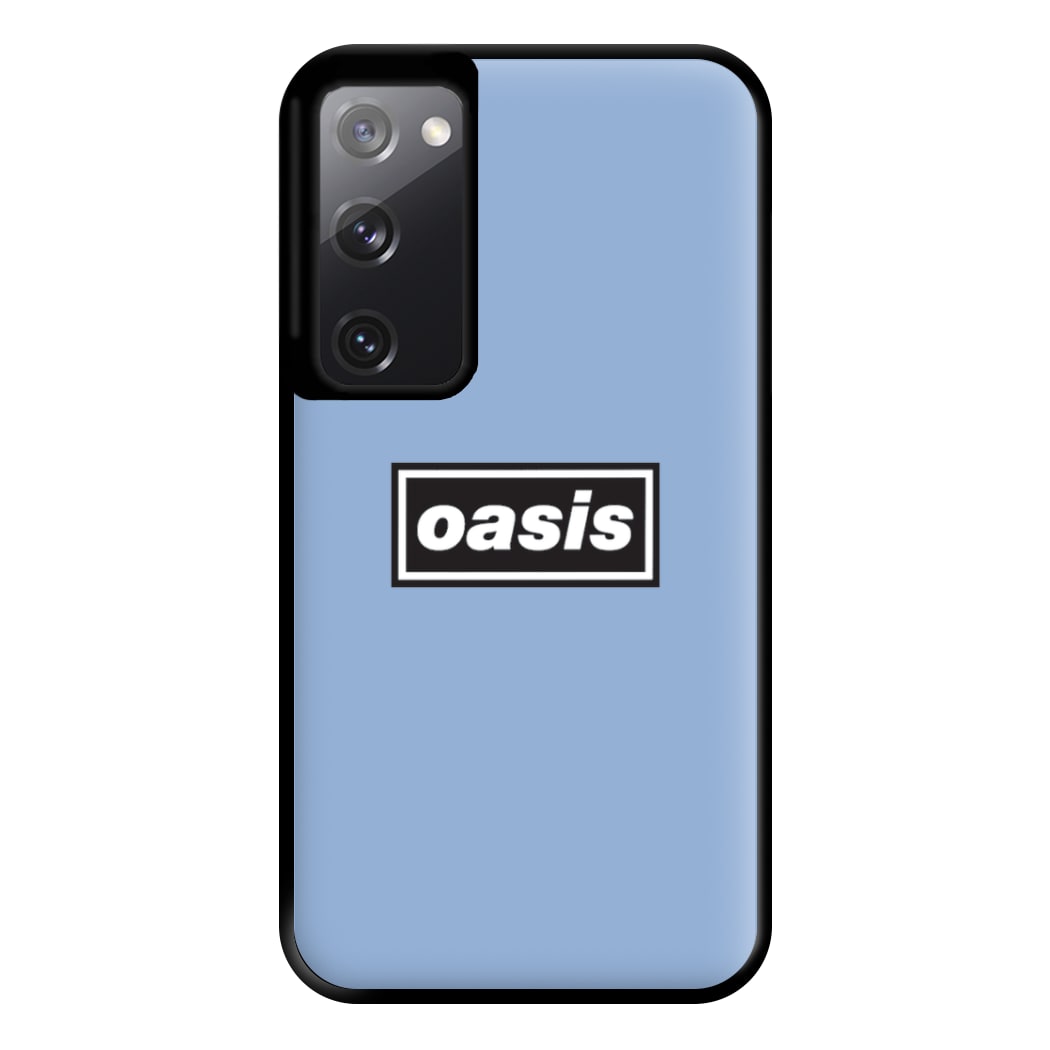 Band Name Blue Phone Case for Galaxy S20FE