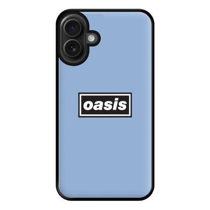 Band Name Blue Phone Case for iPhone 16 Plus