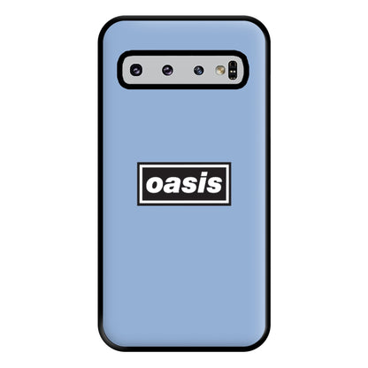 Band Name Blue Phone Case for Galaxy S10 Plus