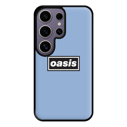 Band Name Blue Phone Case for Galaxy S25 Ultra