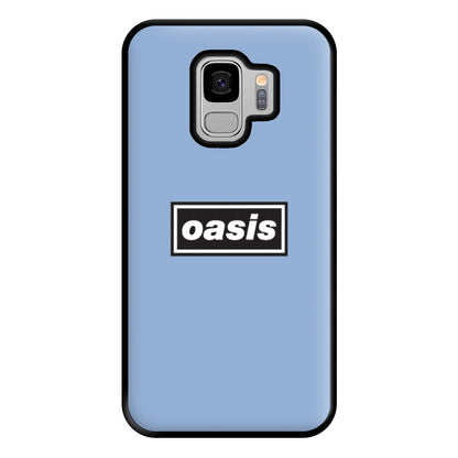 Band Name Blue Phone Case for Galaxy S9 Plus