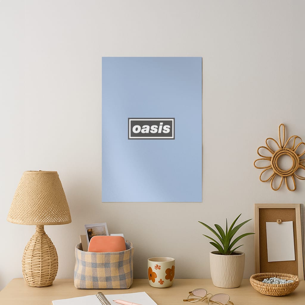 Band Name Blue Art Print