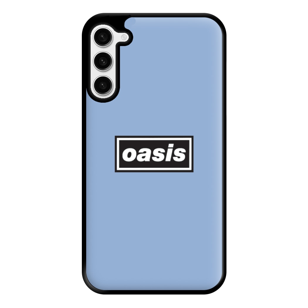 Band Name Blue Phone Case for Galaxy S23 Plus