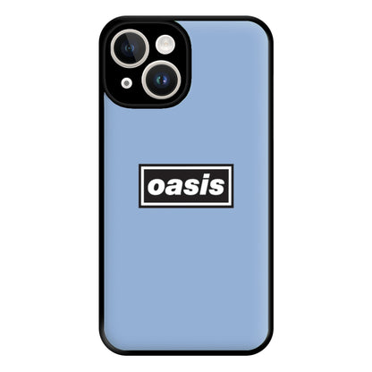 Band Name Blue Phone Case for iPhone 14