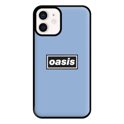 Band Name Blue Phone Case for iPhone 13 Mini