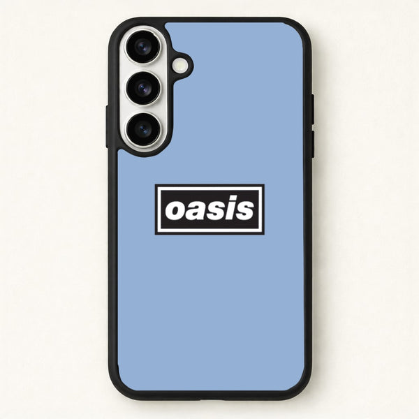 Band Name Blue Phone Case for Galaxy S26