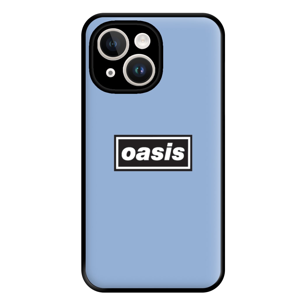 Band Name Blue Phone Case for iPhone 14 Plus