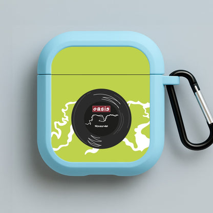 Wonderwall Record Blue AirPods Case