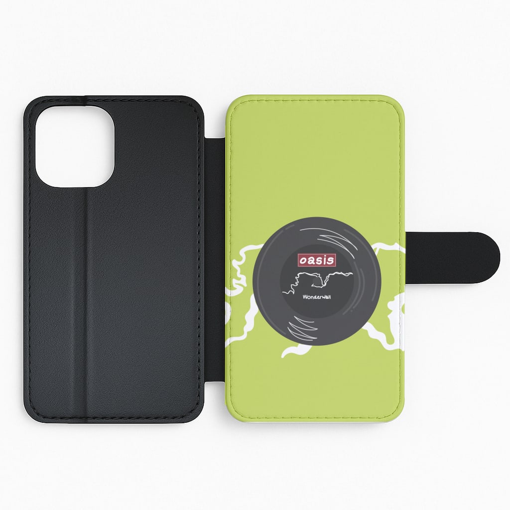 Wonderwall Record Flip Phone Case