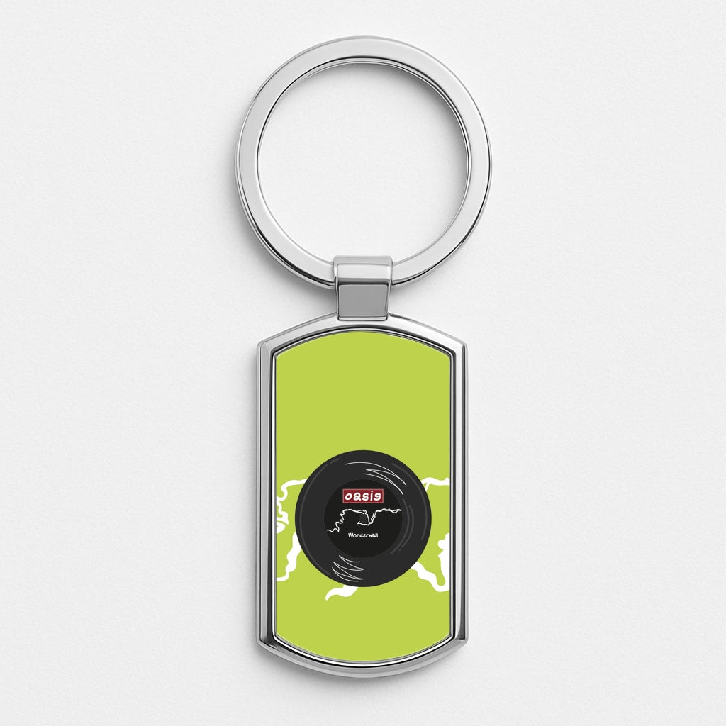 Wonderwall Record Luxury Keyring