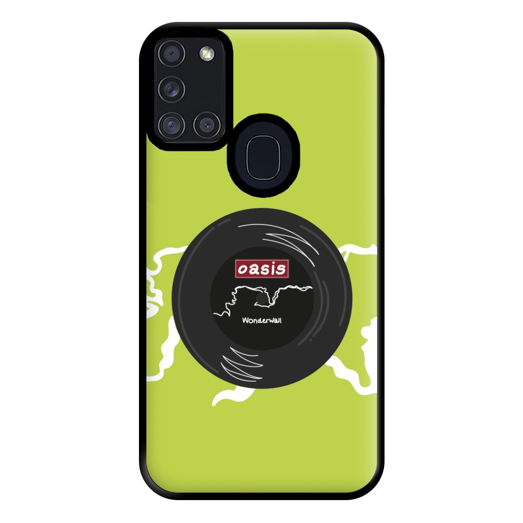 Wonderwall Record Phone Case for Galaxy A21s