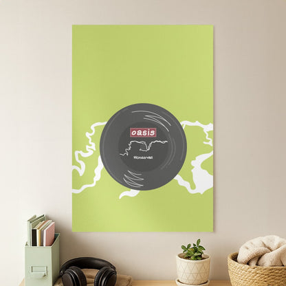 Wonderwall Record Poster