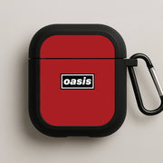 Band Name Red AirPods Case 1