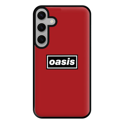 Band Name Red Phone Case for Galaxy S24FE