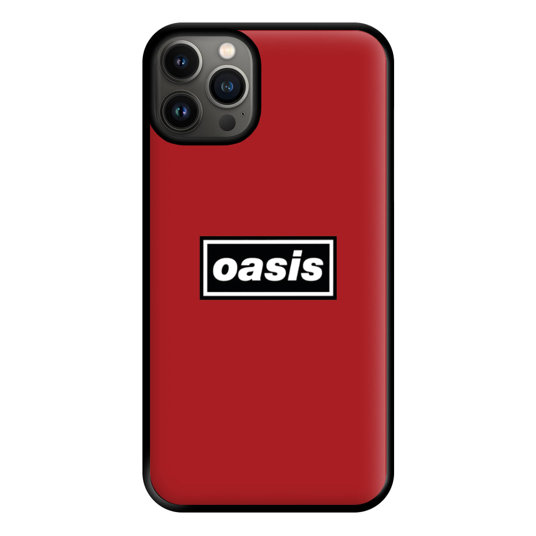 Band Name Red Phone Case for iPhone 13