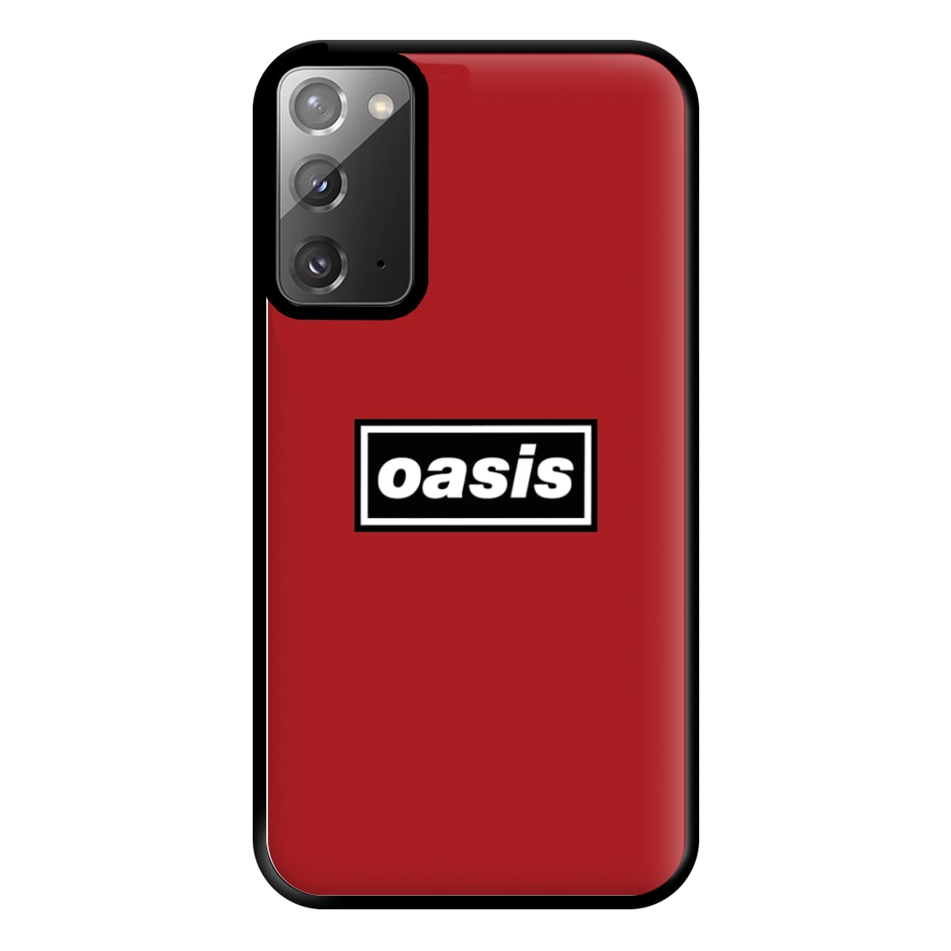 Band Name Red Phone Case for Galaxy Note 20 Ultra