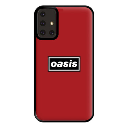 Band Name Red Phone Case for Galaxy A71