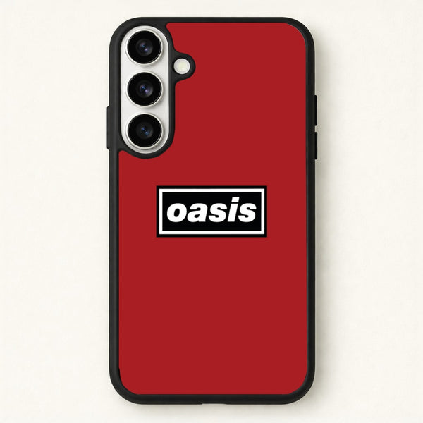 Band Name Red Phone Case for Galaxy S26