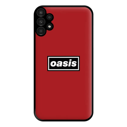 Band Name Red Phone Case for Galaxy A13