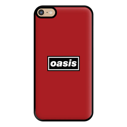 Band Name Red Phone Case for iPhone 6 Plus / 7 Plus / 8 Plus