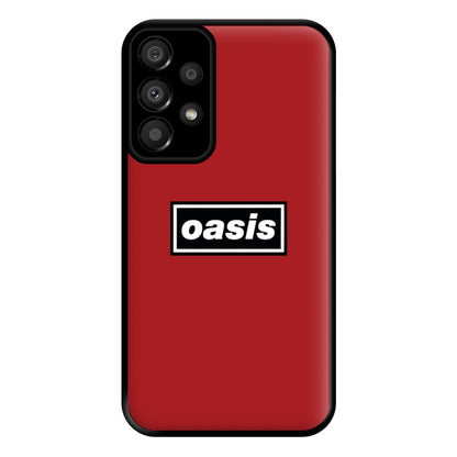 Band Name Red Phone Case for Galaxy A33