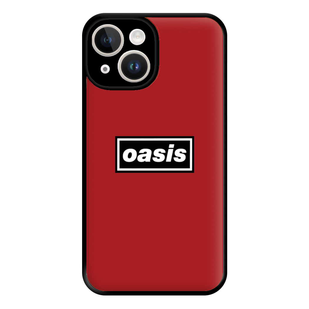 Band Name Red Phone Case for iPhone 14