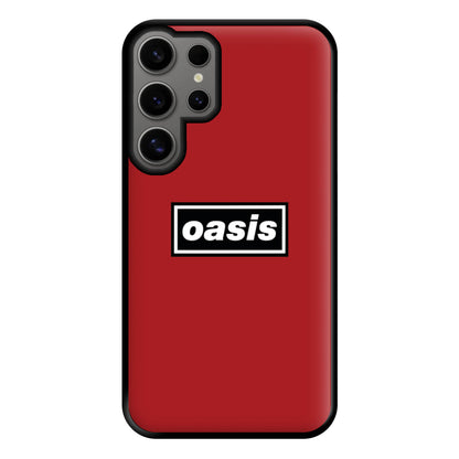 Band Name Red Phone Case for Galaxy S24 Ultra