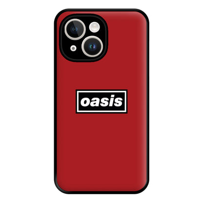 Band Name Red Phone Case for iPhone 14 Plus