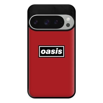 Band Name Red Phone Case for Google Pixel 9 Pro XL